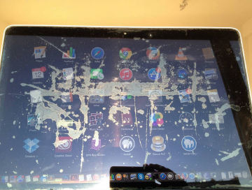 Macbook pro 涂层脱落屏幕更换小记